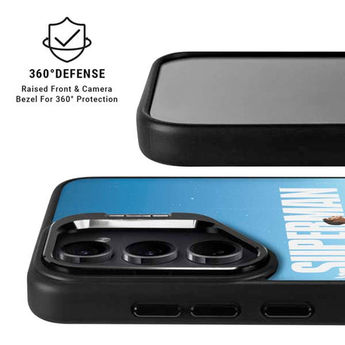 Superman 2025 Fortress of Solitude Classic Rise Galaxy S24 Kickstand Case